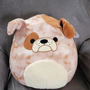 Squishmallows Bronk the Bulldog 16" Stuffed Plush
